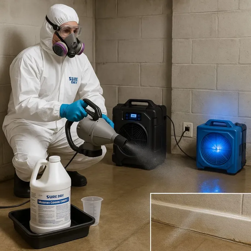 Sanitization and Odor Removal process in Westhampton, MA